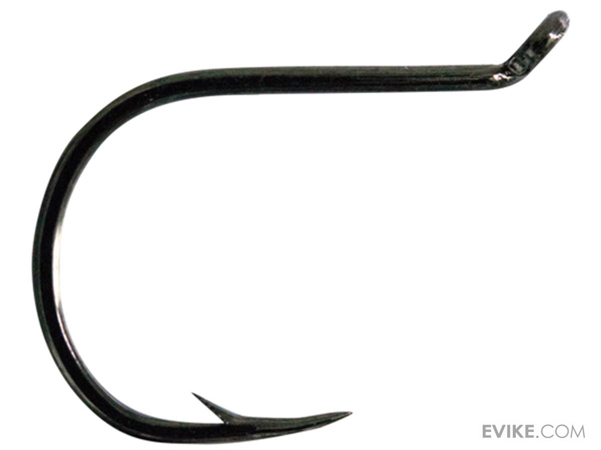 Mustad Double Wide Gap Bait / Drop Shot Hook - Black Nickel (Size: 1/0 Set of 6)