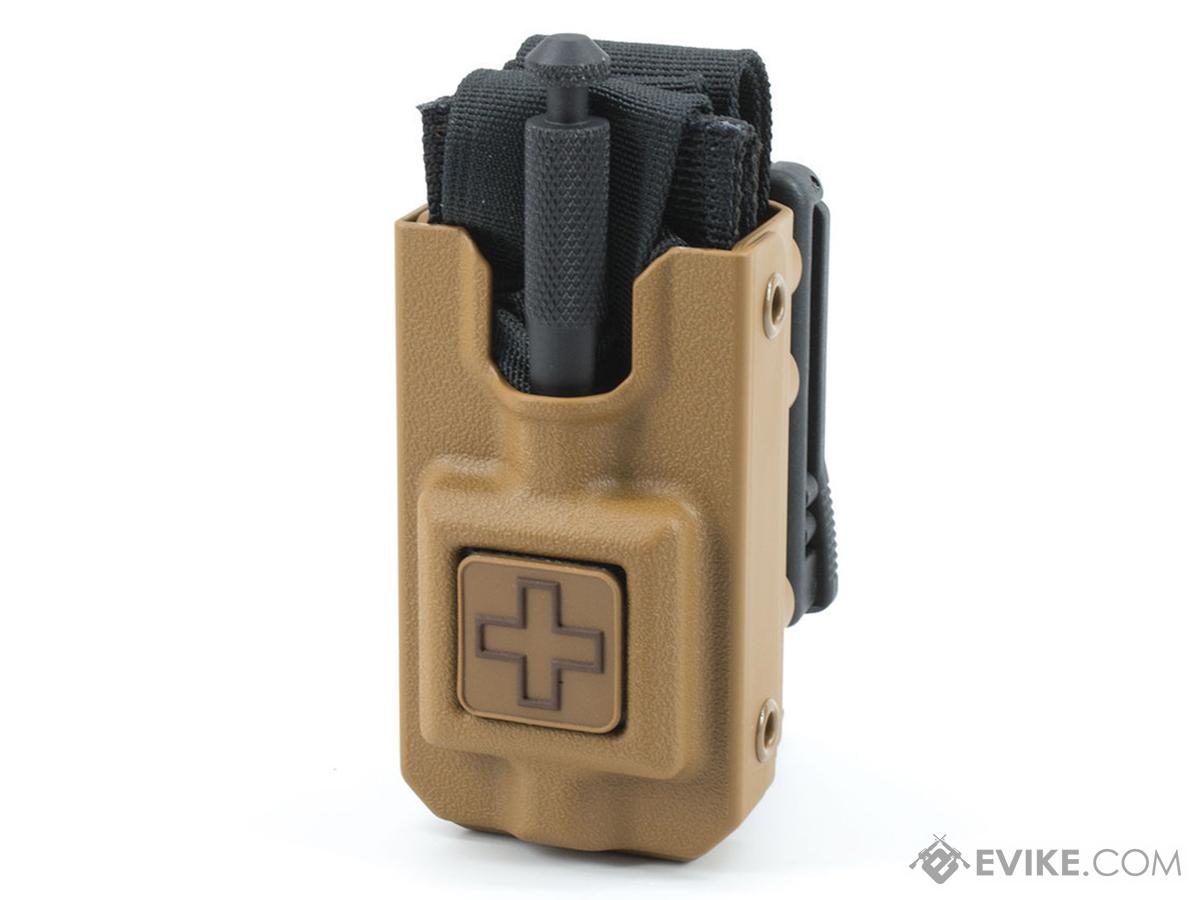 Eleven-10 Aid Gear RIGID TQ Case for SOFTT/SOFFTT-W Tourniquet (Color: Coyote / TEK-LOK)