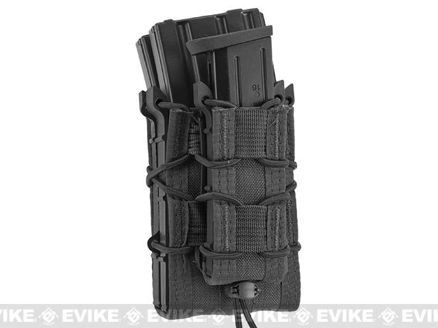 HSGI X2R/P TACO Modular Double Rifle Magazine Pouch with Single Pistol Magazine Pouch (Color: Black)