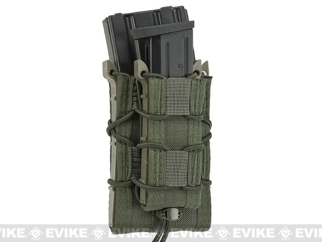 HSGI Double Decker TACO Modular Single Rifle and Pistol Magazine Pouch (Color: MOLLE / Smoke Green)