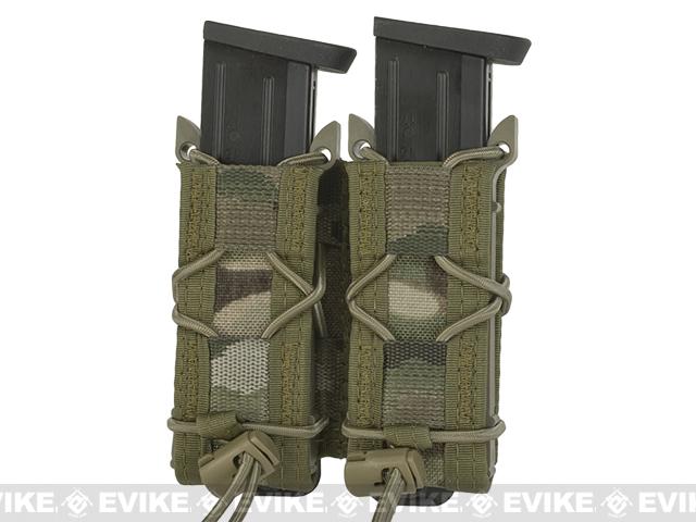 HSGI Double Pistol TACO Modular Pistol Magazine Pouch (Color: MOLLE / Multicam)