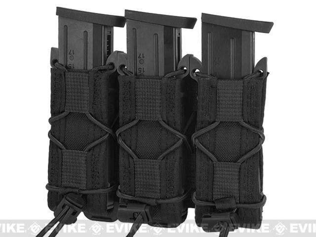 HSGI Triple Pistol TACO Modular Pistol Magazine Pouch (Color: MOLLE / Black)