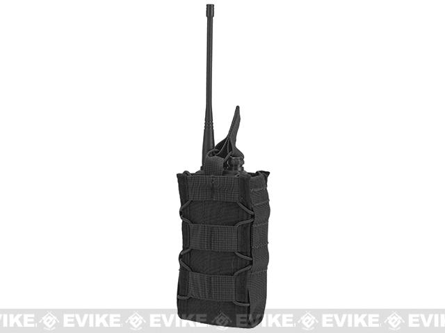 HSGI High Speed Gear Radio Pop-Up Radio Pouch (Color: Black / MOLLE Mount)