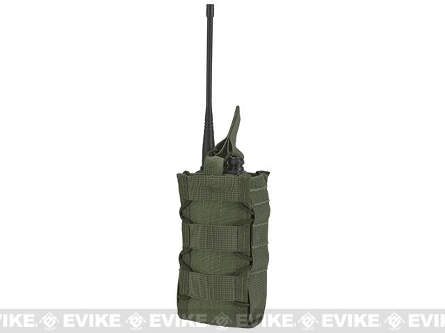 HSGI High Speed Gear Radio Pop-Up Radio Pouch (Color: OD Green / MOLLE Mount)