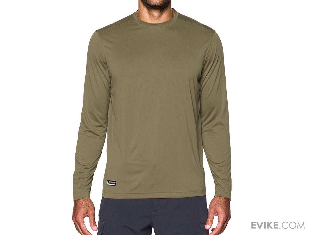 Under Armour - Tactical UA Tech Long Sleeve T-Shirt Small Federal Tan