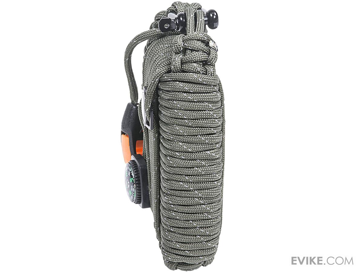 12 Survivors Outdoor Survival Paracord Survival Pod, Tactical Gear