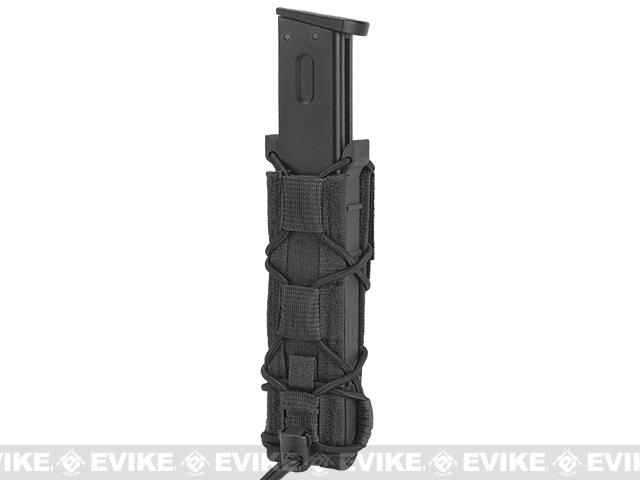 HSGI Extended Pistol TACO Modular High Capacity Pistol Magazine Pouch (Color: Black / Belt Mounted)