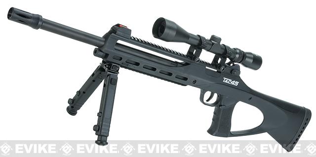 ASG TAC 4.5 CO2 Powered 4.5mm Airgun Sniper Rifle with Bipod