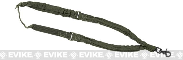 Voodoo Tactical Single Point Bungee Rifle Sling (Color: OD Green)