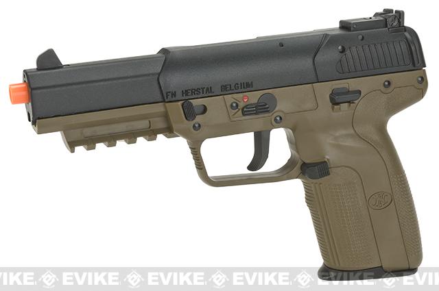 FN Herstal Five-seveN FN-57 Airsoft CO2 Gas Blowback Pistol (Color: Dark Earth)