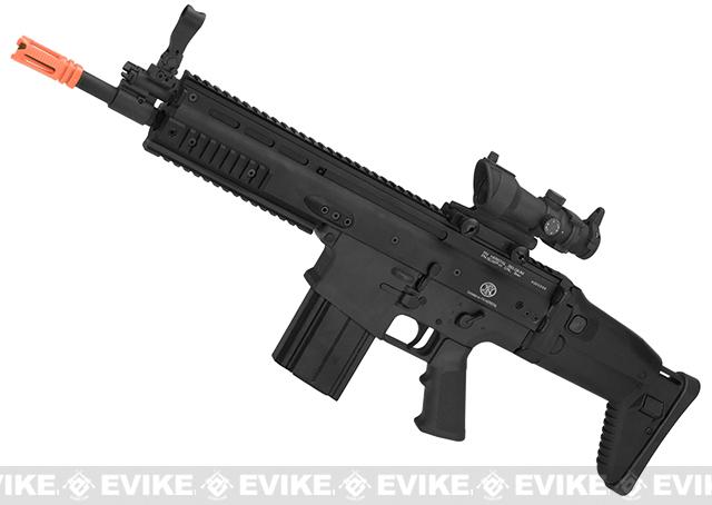 z FN Herstal Full Metal SCAR Heavy CQC Airsoft AEG Rifle by Softair - Black