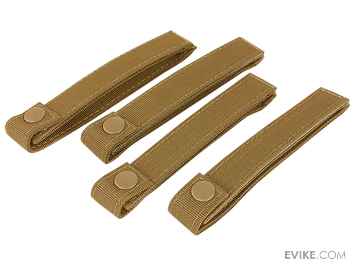 Condor 6" MOD Strap Set of 4 (Color Coyote), Tactical Gear/Apparel