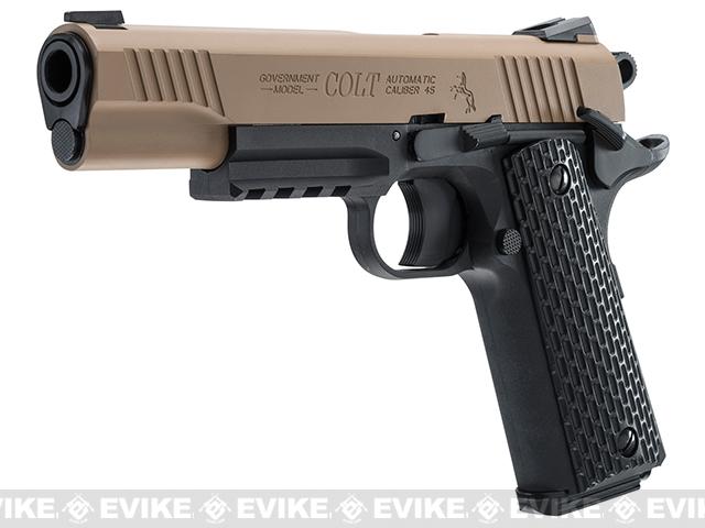 Umarex Colt M45 CQBP .177 CO2 Powered Blowback Air Gun Pistol - Tan