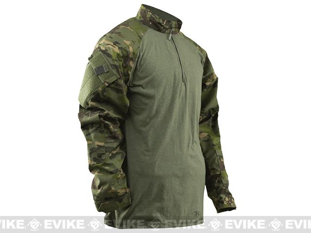Tru-Spec Tactical Response Uniform 1/4 Zip Combat Shirt (Color: Multicam Tropic / Medium)