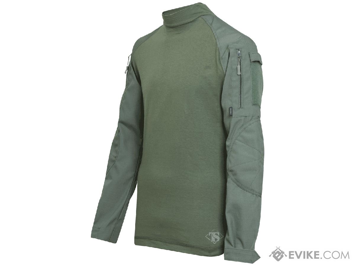 Tru-Spec Tactical Response Uniform Combat Shirt (Color: OD Green / Large)
