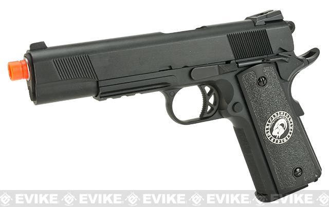 Evike.com Nostradamus Custom 1911 Gas Blowback Airsoft Pistol w/ Angel Custom Tac-Glove Grips (Model: KB Custom / Capricorn)