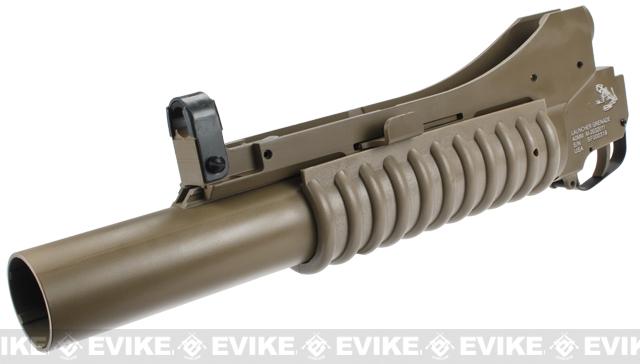 G P Military Type M203 Grenade Launcher For M4 Series Airsoft Rifles Color Dark Earth Long