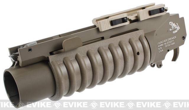 G&P Skull Frog Airsoft Quick Lock QD M203 Grenade Launcher (Color