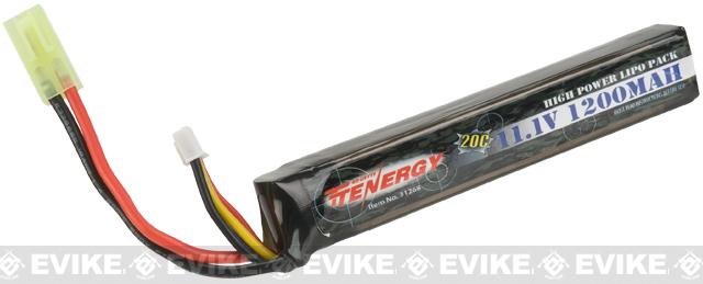 Tenergy 11.1V 1200mAh 20C Stick Type Lipo Battery