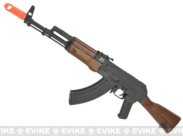JG  Electric Blowback AK74 Airsoft AEG Rifle with Metal Body and Real Wood Furniture