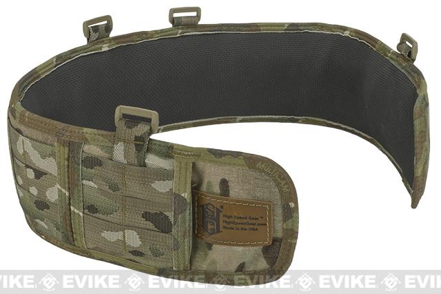 HSGI Slotted Sure-Grip Padded Duty Belt (Color: Multicam / Small 30.5)