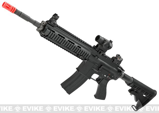 WE-Tech Open Bolt M4-SOL Carbine Airsoft GBB Rifle (Color: Black)