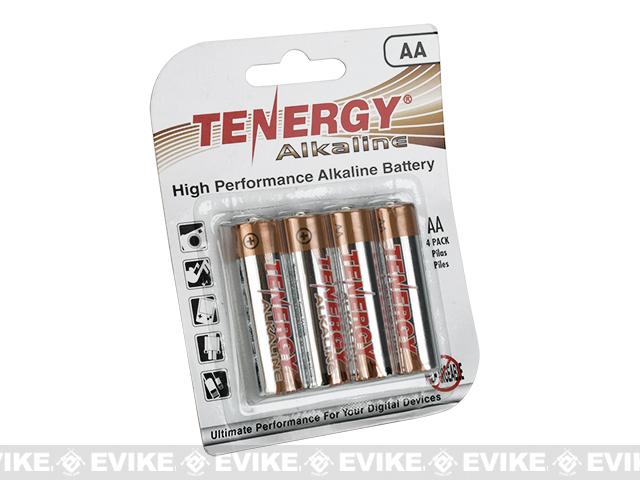 Tenergy High Quality Alkaline Batteries (Type: High Performance AA / 4 Pack)