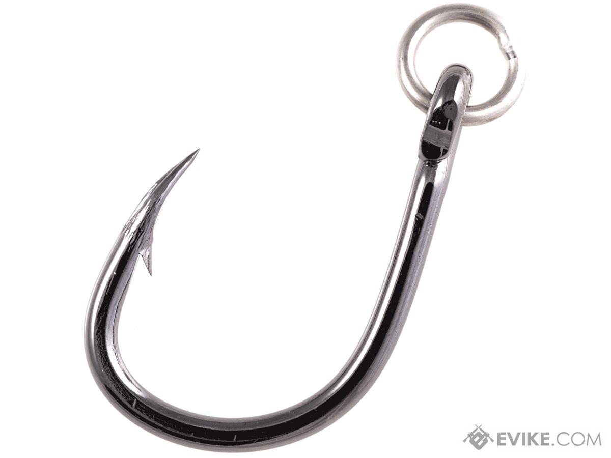Owner 5105R-131 Gorilla Ringed Live Bait Hook with Forged Shank Cutting Point and Ringed / Welded Eye (Size: 3/0 / 5-Pack)
