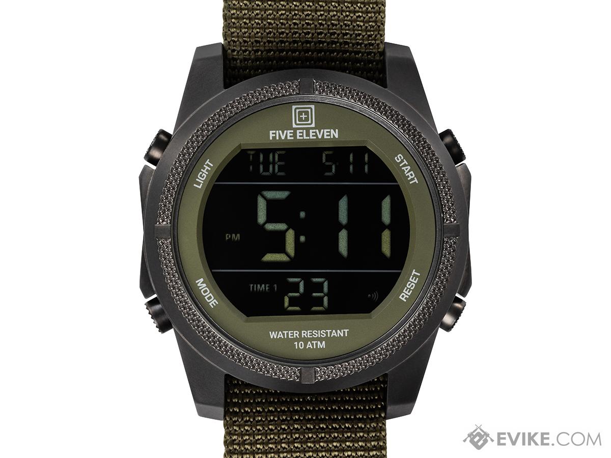 Pre-Order ETA May 2024 5.11 Tactical Division Digital Watch (Color: Tac OD)