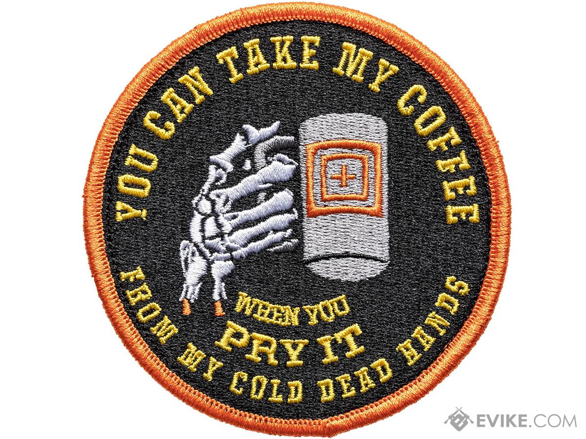 5.11 Tactical Cold Dead Caffeine Hook & Loop Embroidered Morale Patch