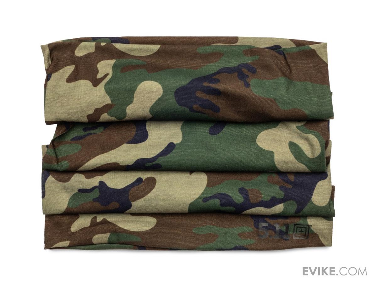 5.11 Tactical Halo Neck Gaiter (Color M81 Woodland), Tactical Gear