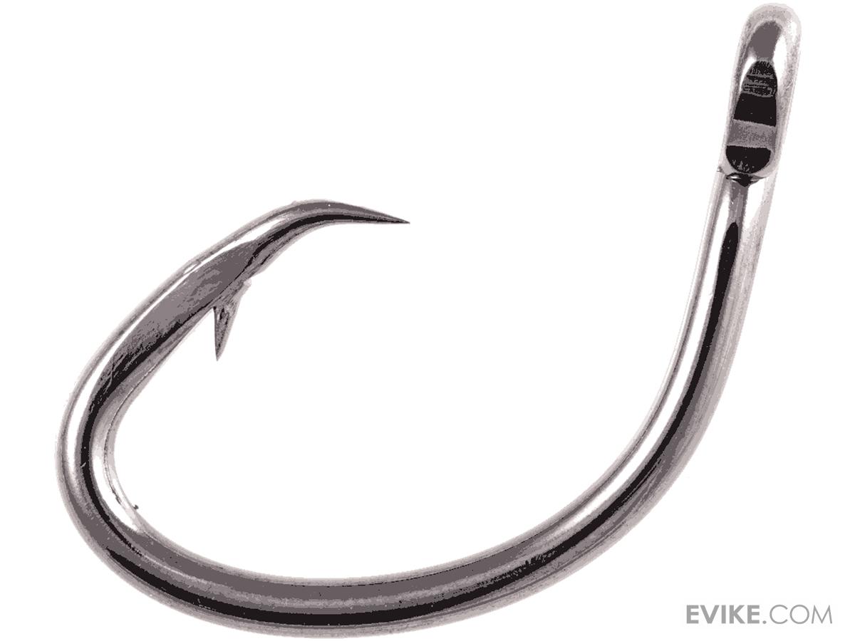 Owner Super Mutu Circle w/ Offset Forged Point Fishing Hooks (Size: 8/0 - 4  Per Pack) | Evike.com