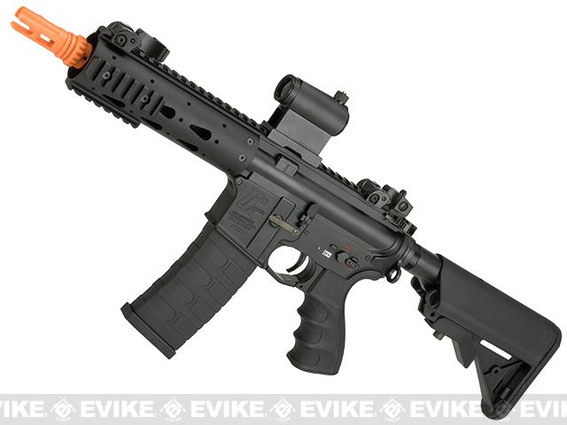 z G&G FFR GC16 Airsoft AEG Rifle with 7 Handguard - Black (Package: Basic Starter Package)