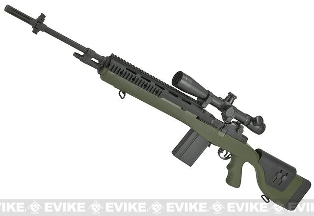 G&P M14 DMR Custom Airsoft AEG Sniper Rifle (Package: Foliage Green / Add Battery + Charger)