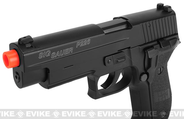 SIG Sauer Full Metal P226 Airsoft Gas Blowback Pistol by KJW