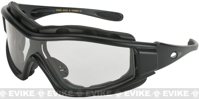 Edge Tactical Convertible Shooting Glasses Clear Lens Tactical Gear Apparel Eye Protection