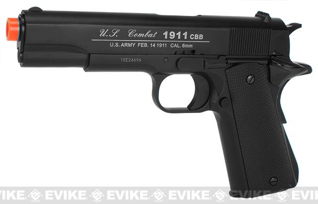 Win Gun 1911A1 CO2 Blowback Pistol - Black