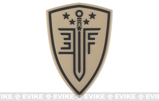 Elite Force PVC Shield Patch (Color: Tan)