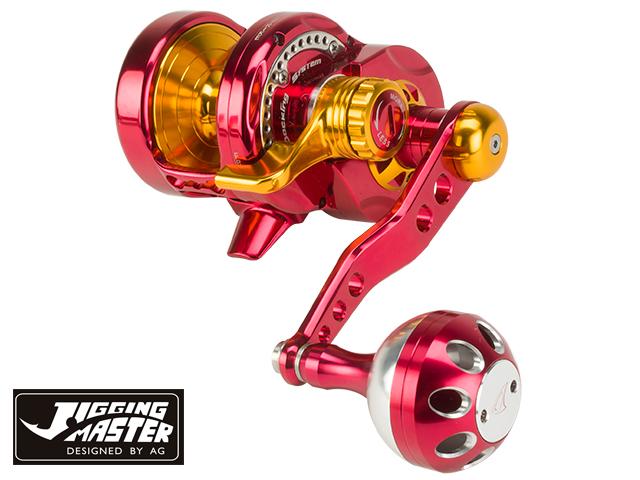 Jigging Master Monster Game High Speed Fishing Reel (Color: Red-Gold / PE2 / Right Hand)