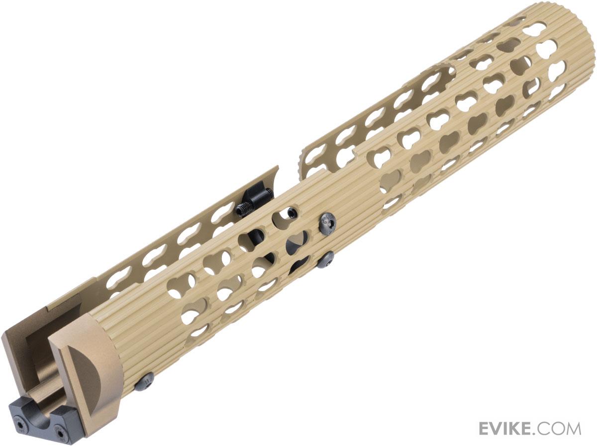 5KU Tubular Keymod Handguard for AK Airsoft AEG Rifles (Model Tan / VS