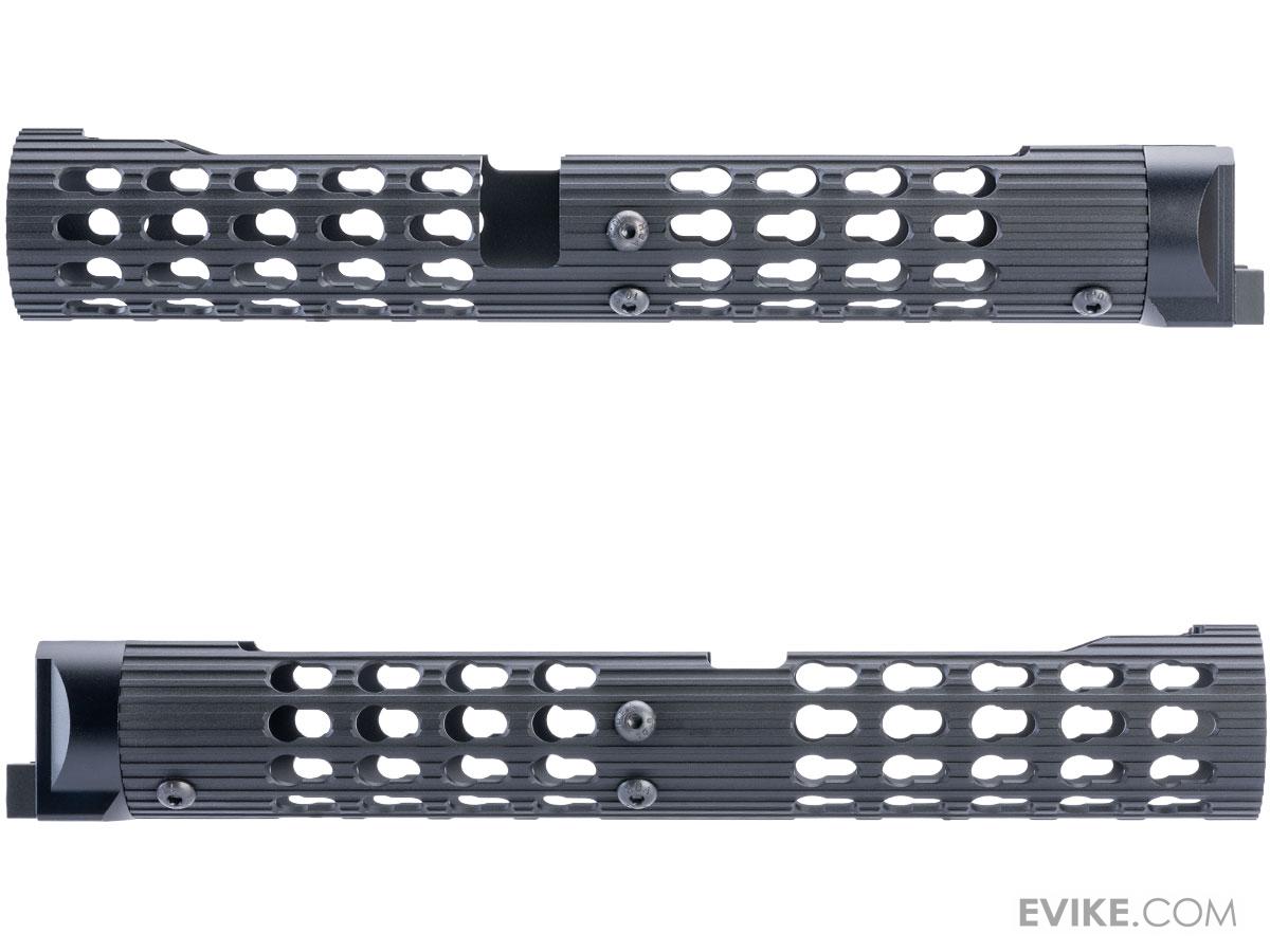 5KU Tubular Keymod Handguard for AK Airsoft AEG Rifles (Model Black