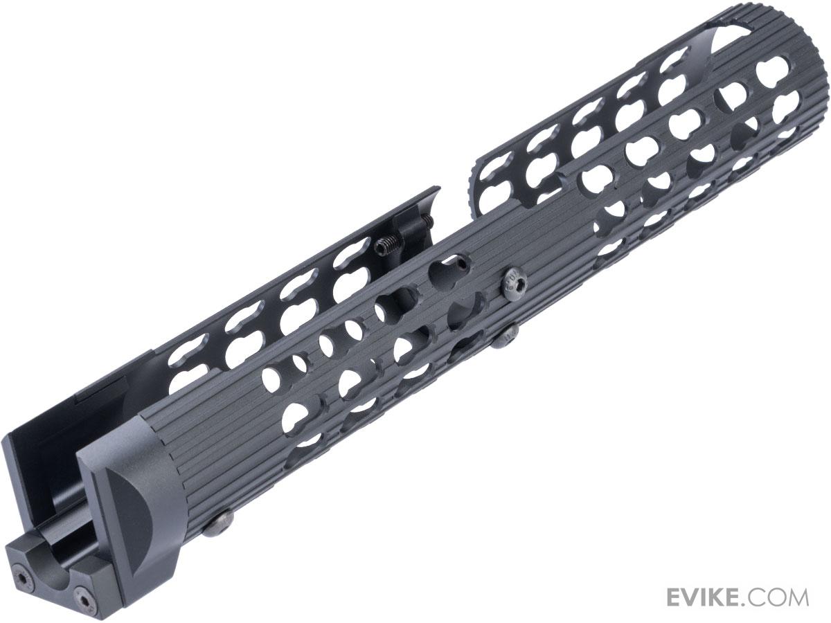 5KU Tubular Keymod Handguard for AK Airsoft AEG Rifles (Model Black