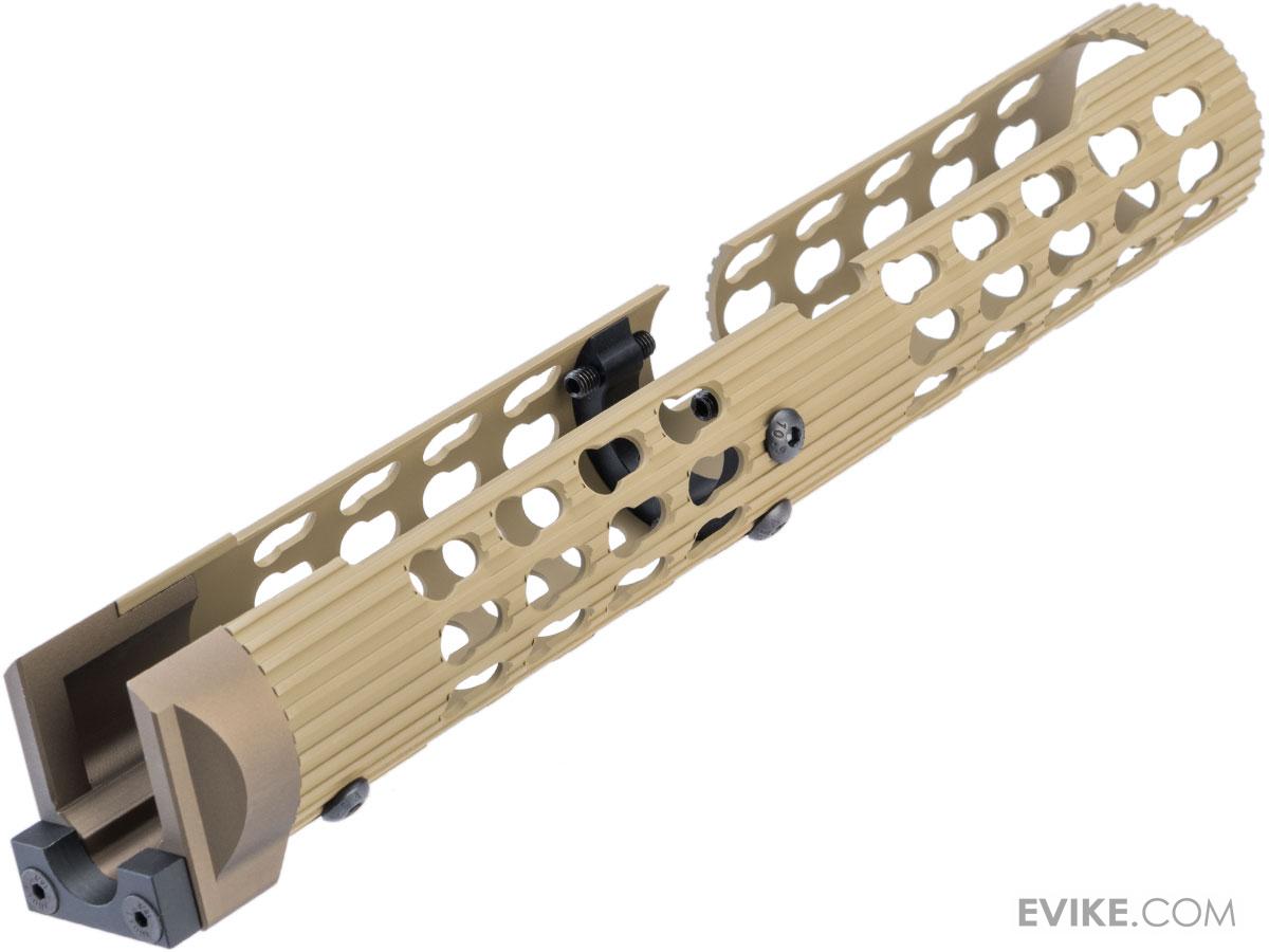 5KU Tubular Keymod Handguard for AK Airsoft AEG Rifles (Model Tan / VS