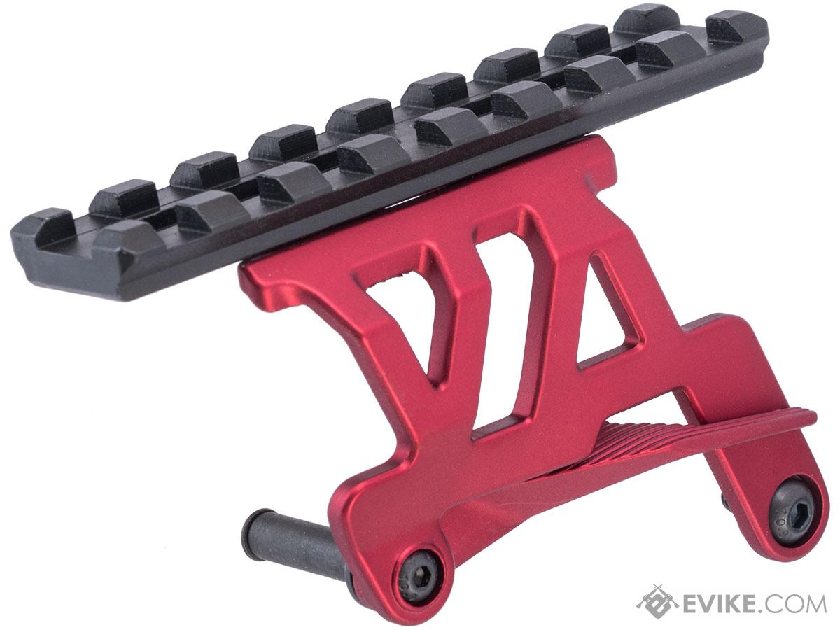 5KU Aluminum Custom Optic Rail Mount for Hi-Capa Series Gas Airsoft Pistols (Color: Red)