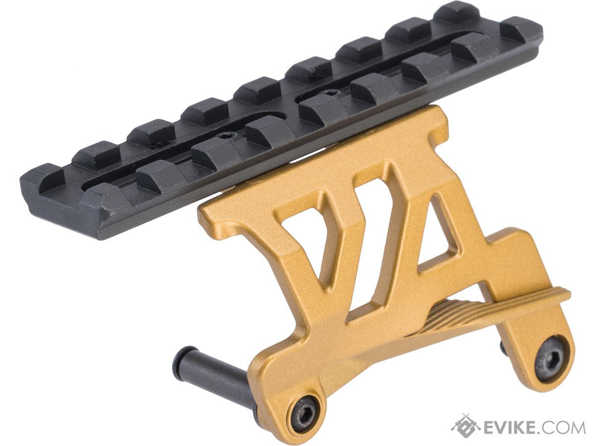 5KU Aluminum Custom Optic Rail Mount for Hi-Capa Series Gas Airsoft Pistols (Color: Gold)