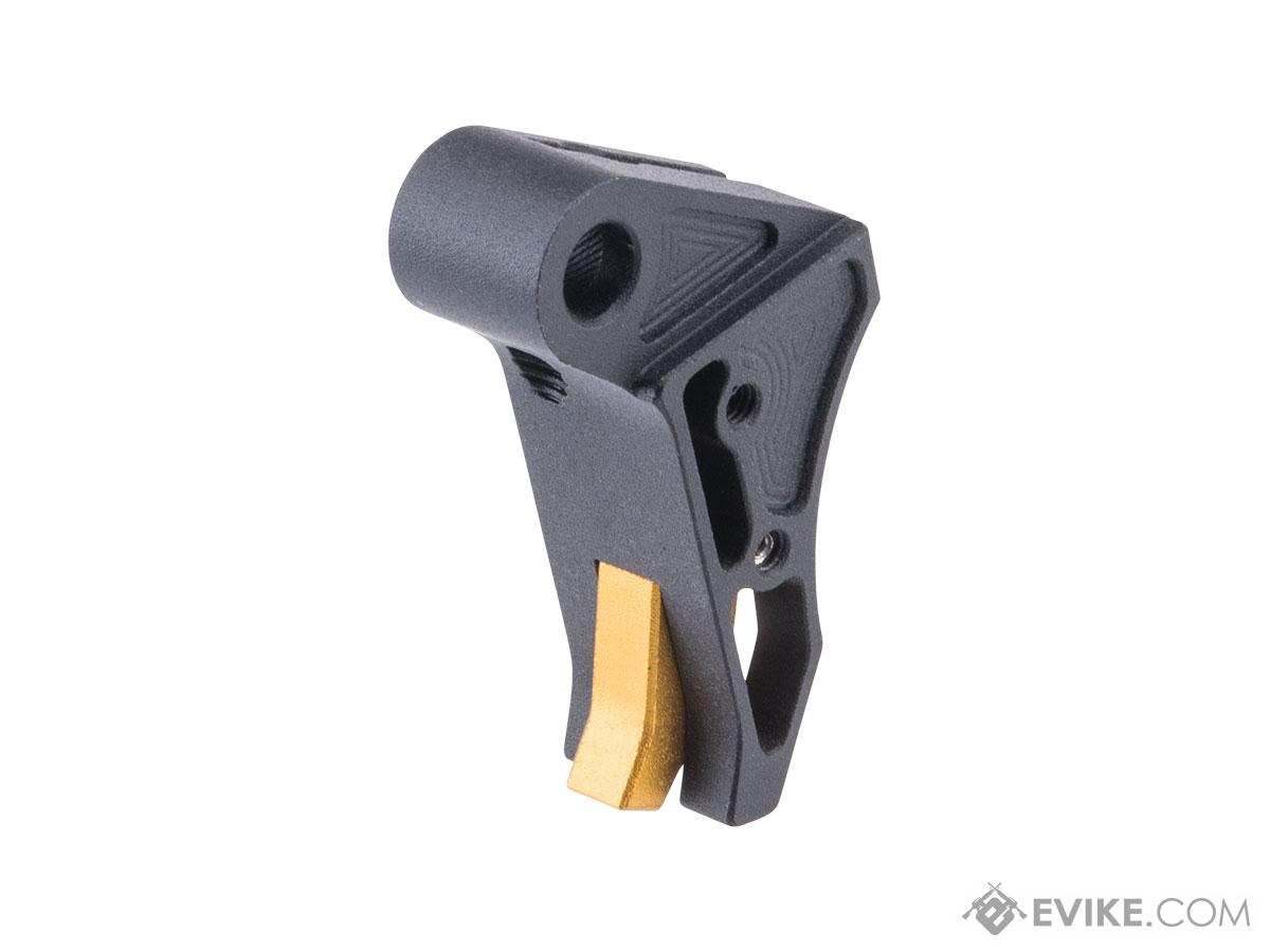 5KU EX Style Competition CNC Trigger for Elite Force Glock Gas Blowback Pistols (Color: Black-Gold)
