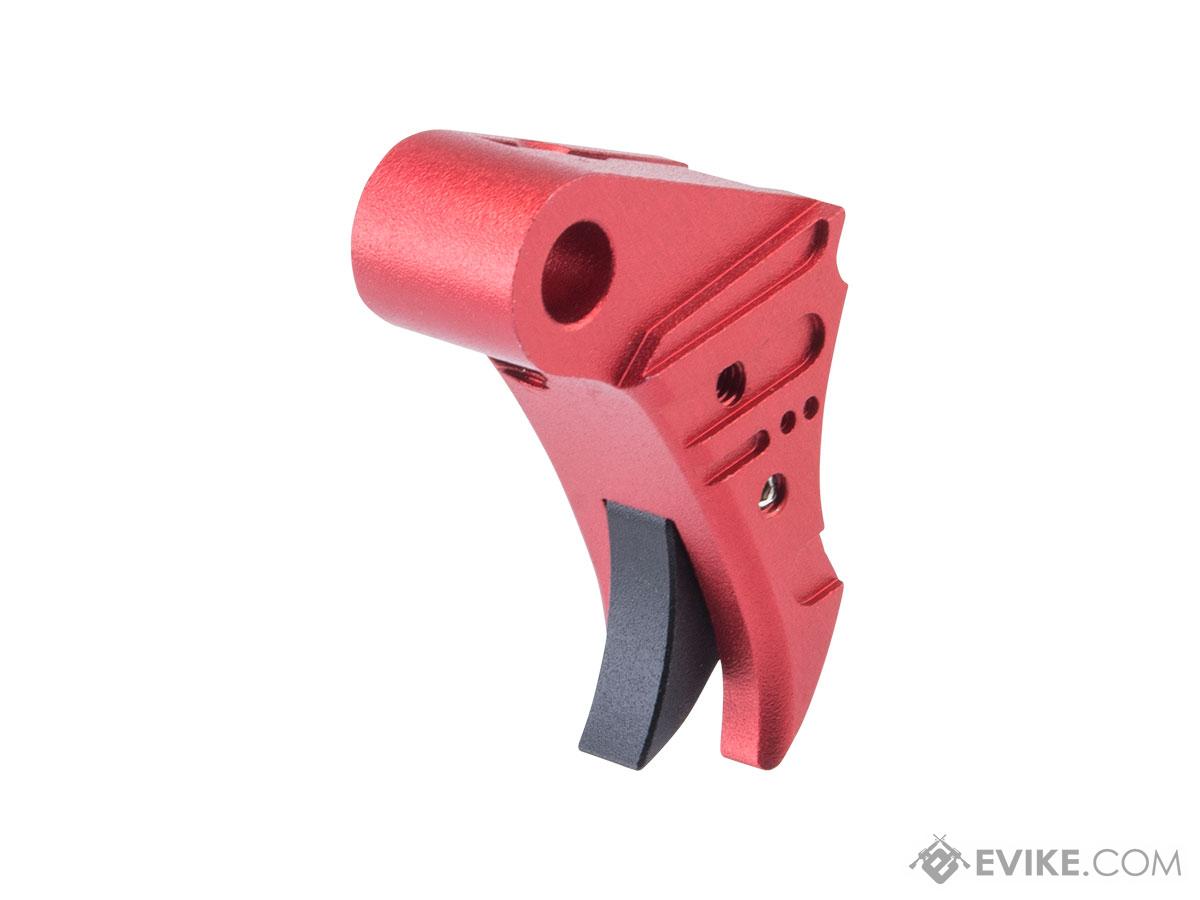 5KU EX Style Enhanced CNC Trigger for Elite Force Glock Gas Blowback Pistols (Color: Red-Black)