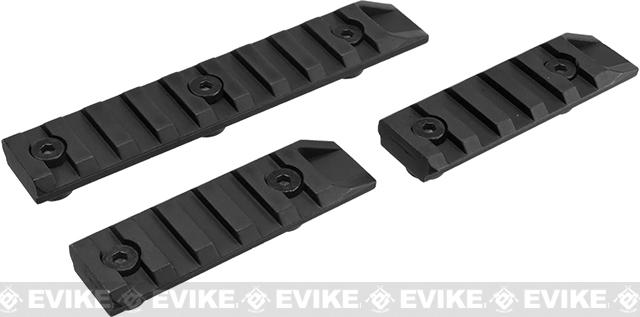Echo1 Full Metal Airsoft Keymod Rail Segment Set (Color: Black)