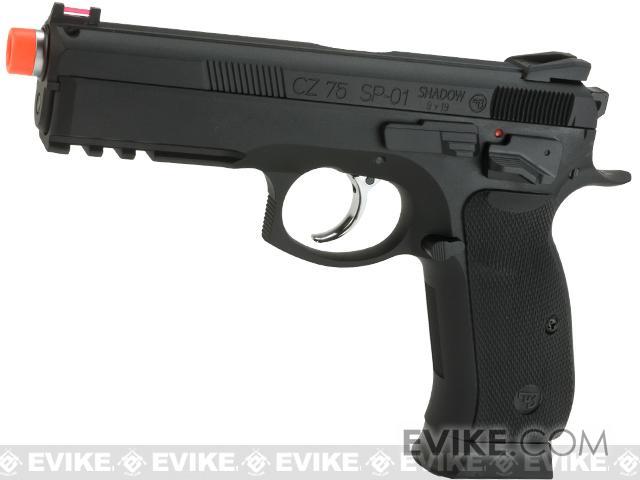 CZ75 SP-01 Shadow Gas Blowback Airsoft Pistol by ASG - Black (Green Gas)