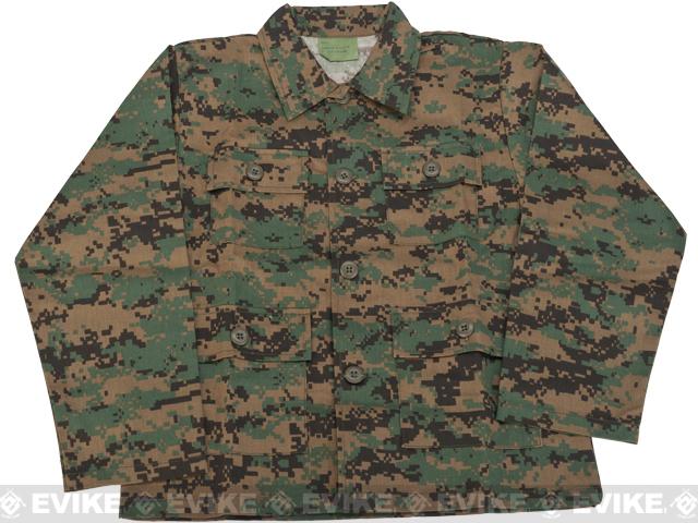 Rothco Kid's BDU Shirt (Color: Digital Woodland / X-Large), Tactical ...